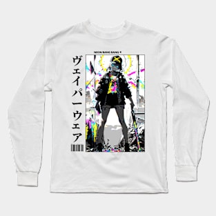 Japanese Anime and Manga Streetwear Urban Girl Long Sleeve T-Shirt